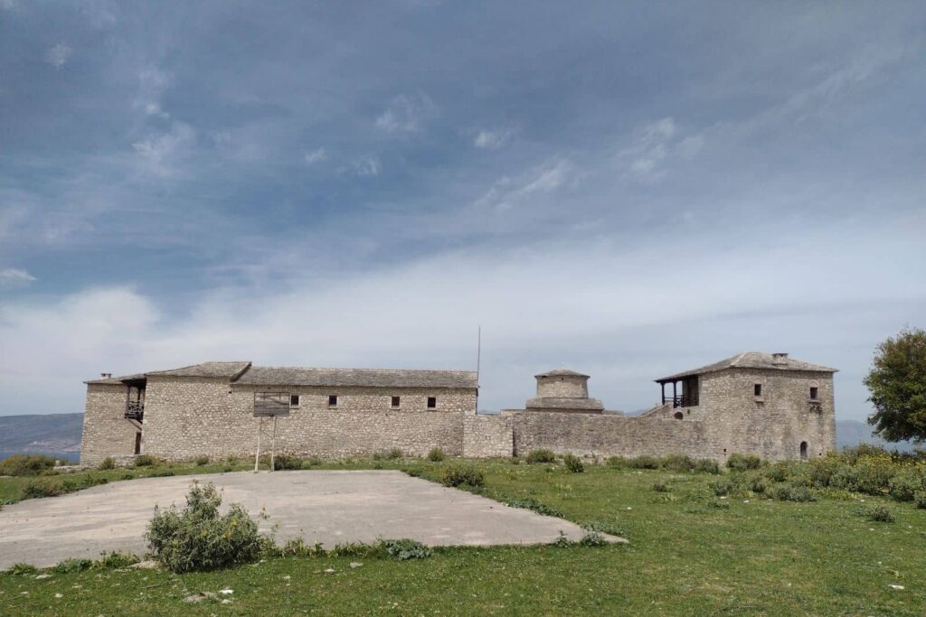 church on a hill in ksamil