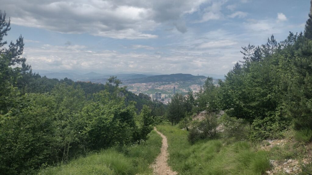 trail to trebevic mountain
