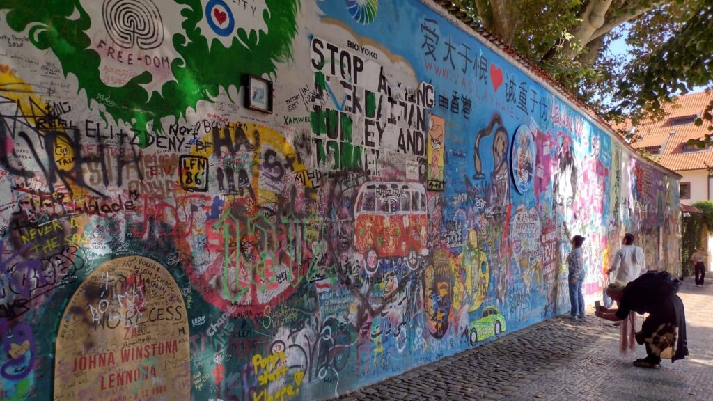 Prague lennon wall