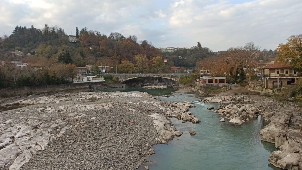 white bridge