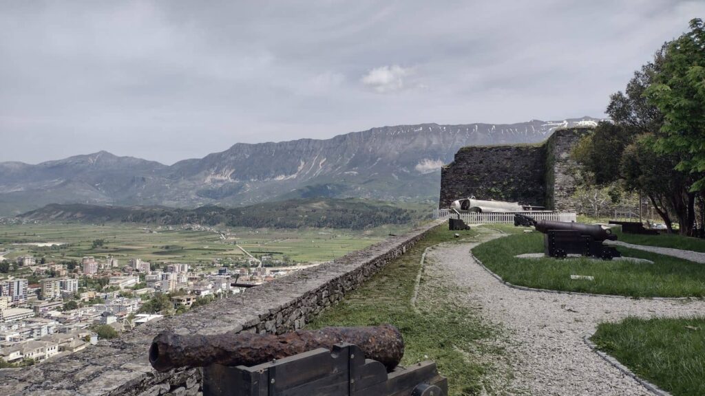 gjirokaster castle plane