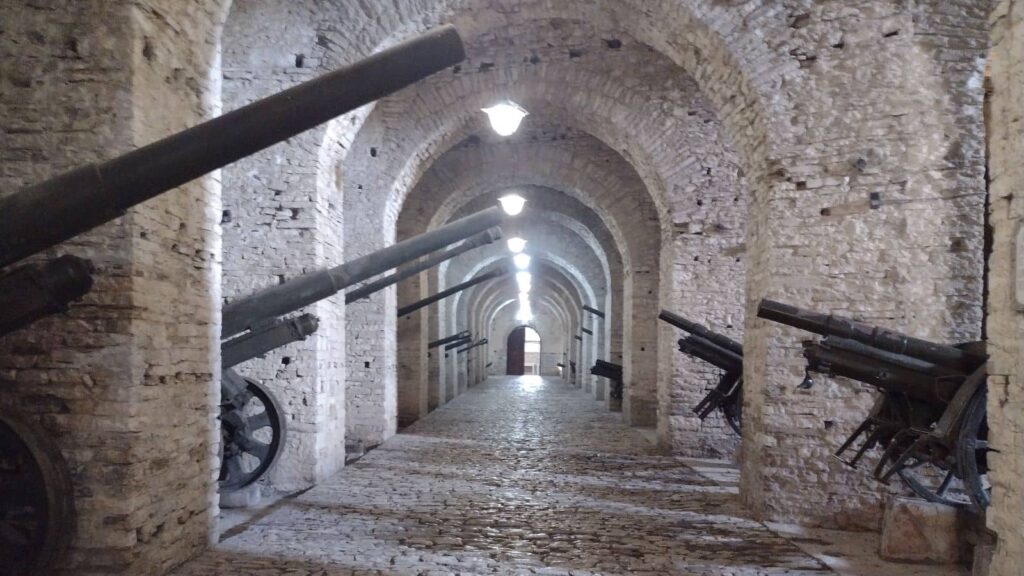gjirokaster castle armaments