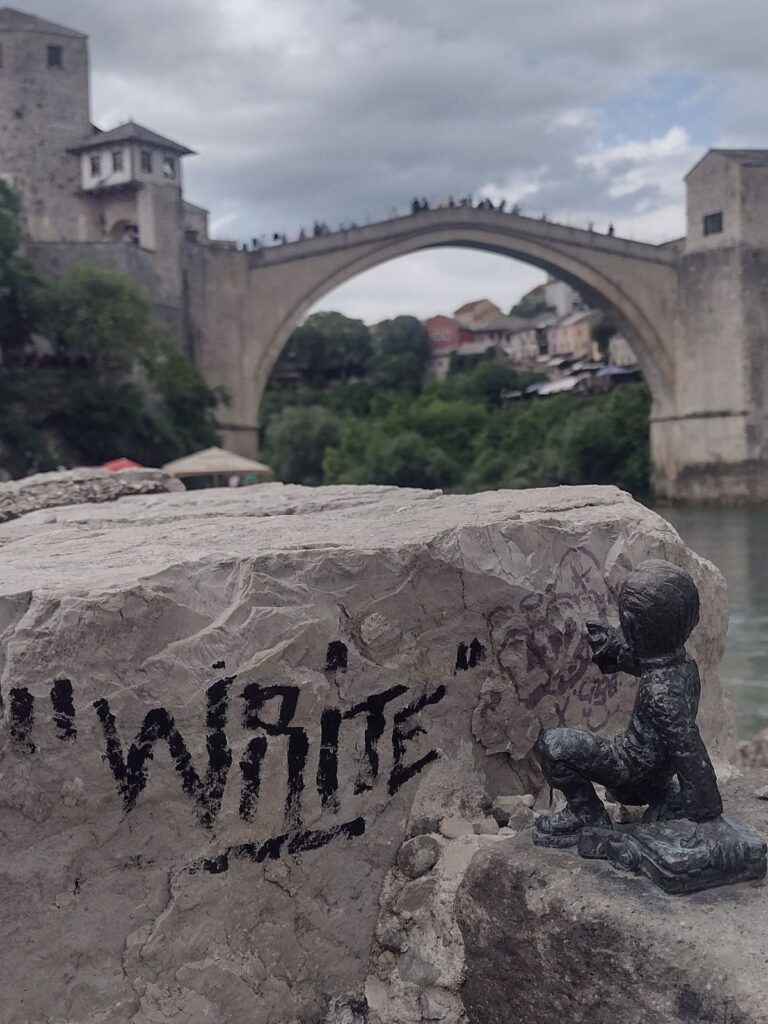 write sign in mostar