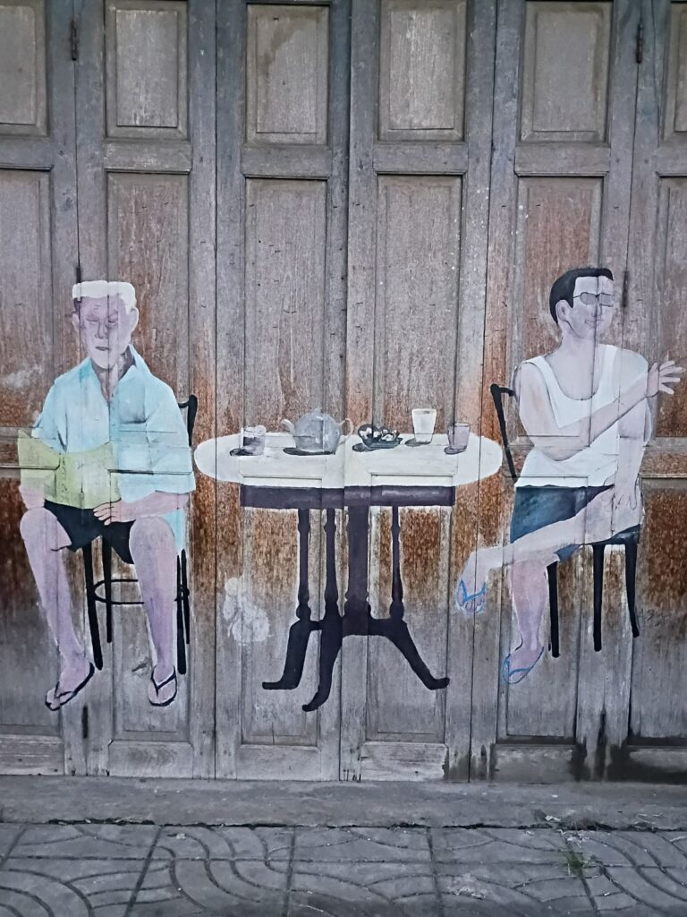 cafe street art lampang