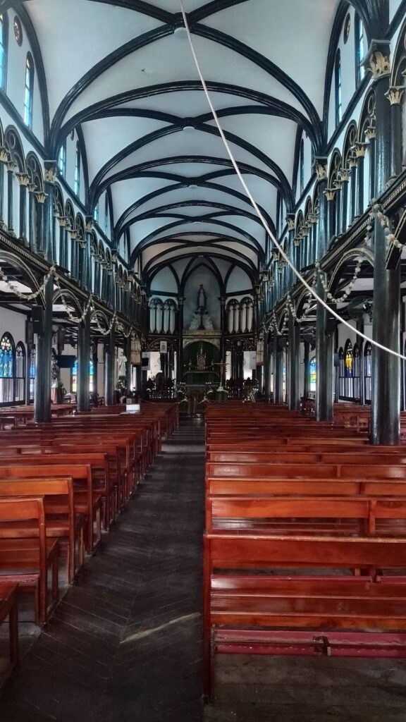 inside kon tum church