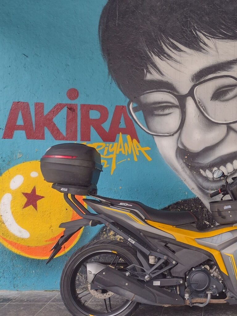 dragon ball street art