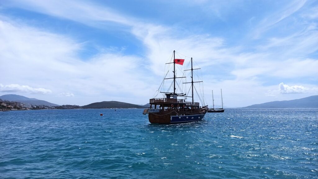 saranda bay boat