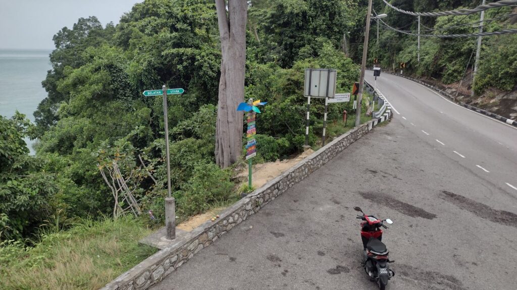 motorbiking on pangkor island